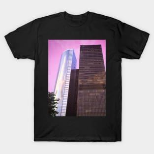 Battery Park Pink Sunset Manhattan NYC T-Shirt